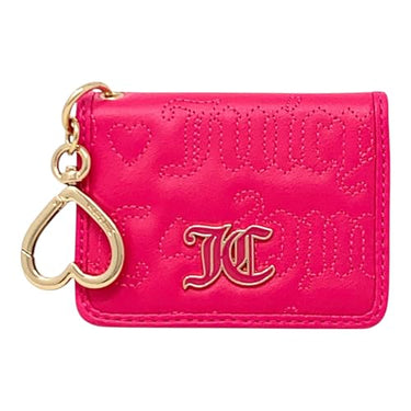 Juicy Couture Damen Kartenetui mit Schlüsselhalter, Dusty Blush JC, Einheitsgröße, Kartenhalter mit Schlüsselanhänger im Sale